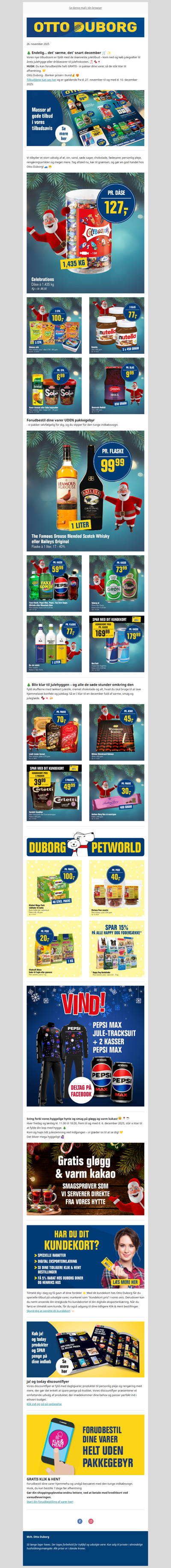 Skynd dig at julehandle fra vores nye tilbudsavis🎄 🎅🏻