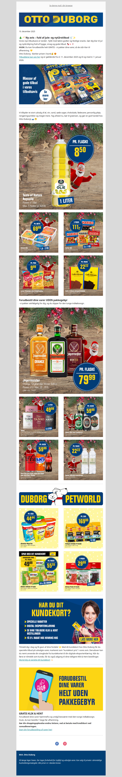 Få fingrene i vores spritnye tilbudsavis nu 🎄  🥳