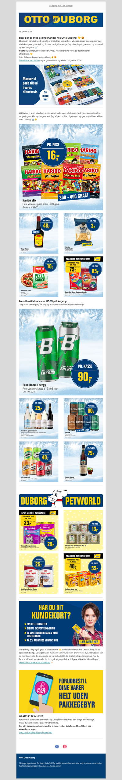 Udnyt de gode vintertilbud og spar penge hos Otto Duborg 💛 💰