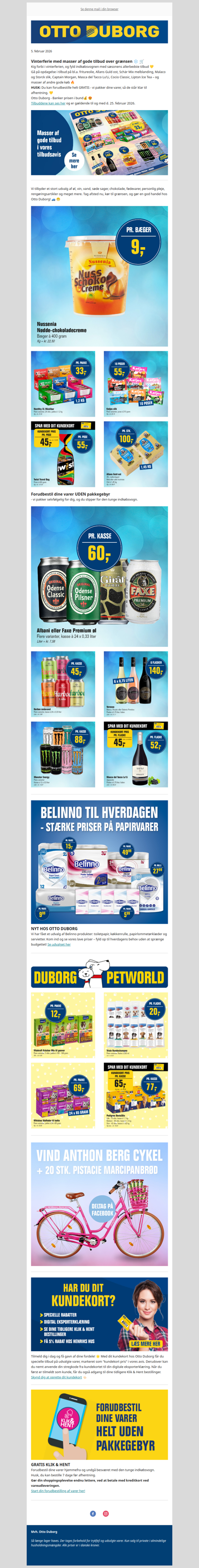 ❄️ Vinterferie = vilde grænsetilbud hos Otto Duborg