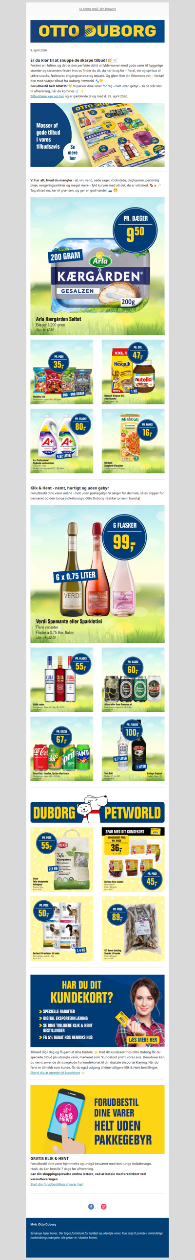 Fantastiske fund lige syd for grænsen – spar stort hos Otto Duborg 😄