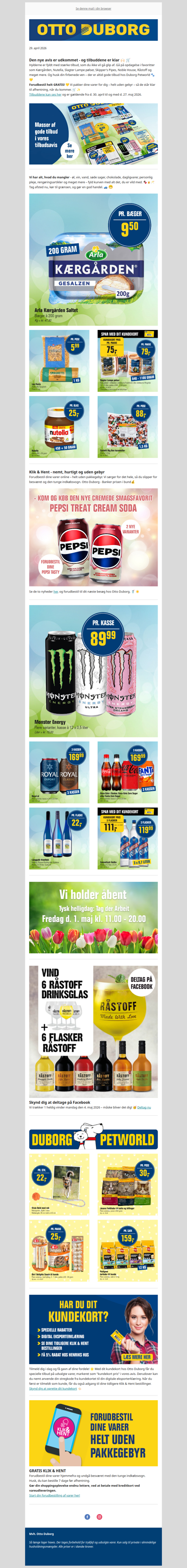 Slå til nu 👈🏻 Den nye tilbudsavis er landet 🛒😁