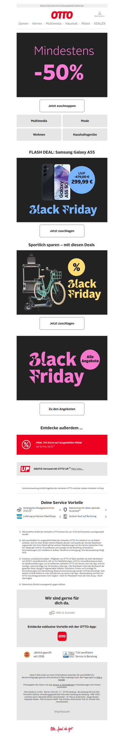 Spare mind. 50% zum Black Friday!