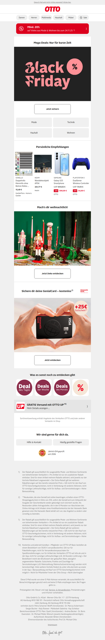 ACHTUNG: Die besten Black Friday Deals sind schnell weg!