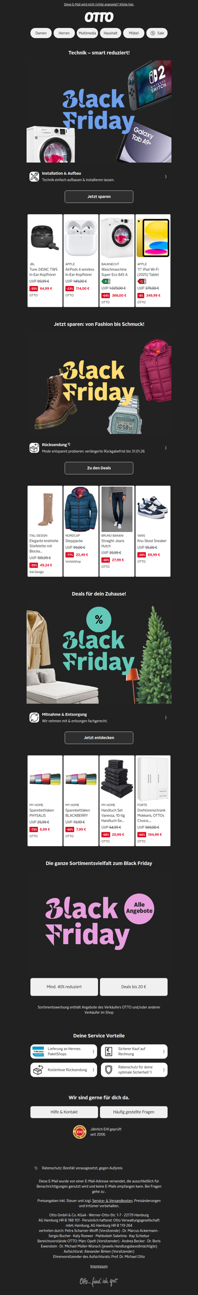 Bereit zum Sparen?🖤 Morgen ist Black Friday!