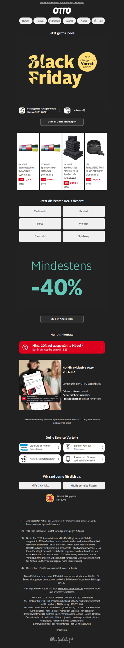 BLACK FRIDAY: So viele Deals, so wenig Zeit! 🖤