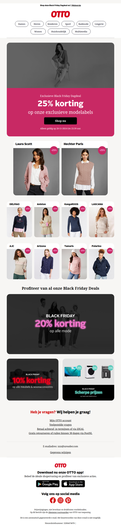 💥 25% KORTING op onze exclusieve modelabels! Alléén vandaag!