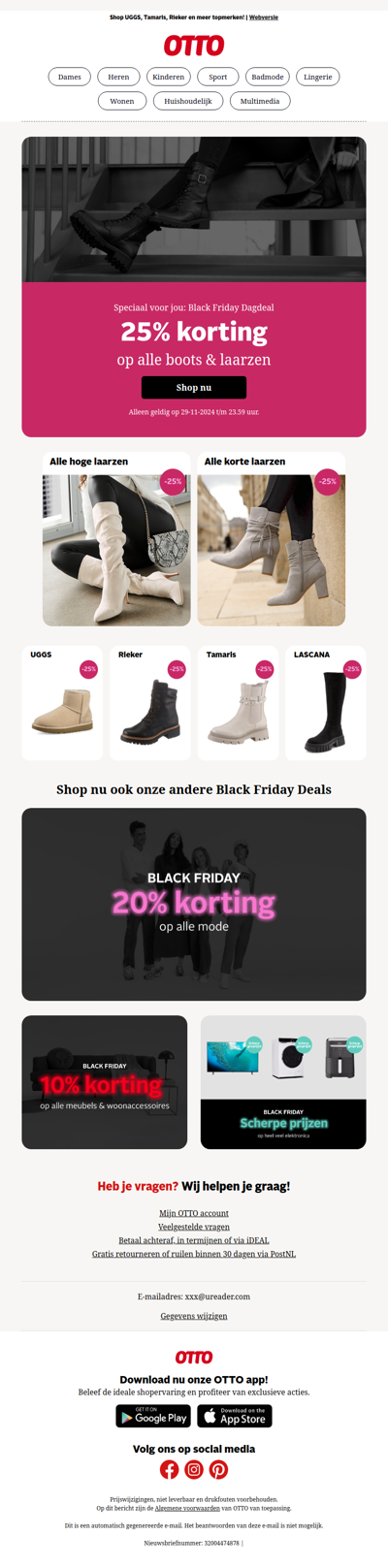 Het is Black Friday! 🖤✨ | 25% korting op boots & laarzen