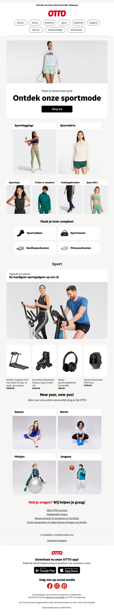 Nieuw jaar, nieuwe look: Ontdek onze sportmode 🏅