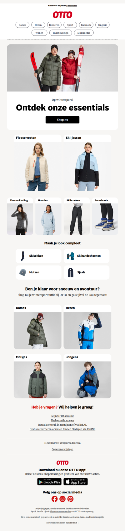 Ontdek onze wintersport essentials ⛷️