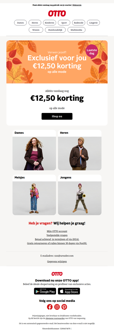 💌Speciaal voor jou €12,50 korting!