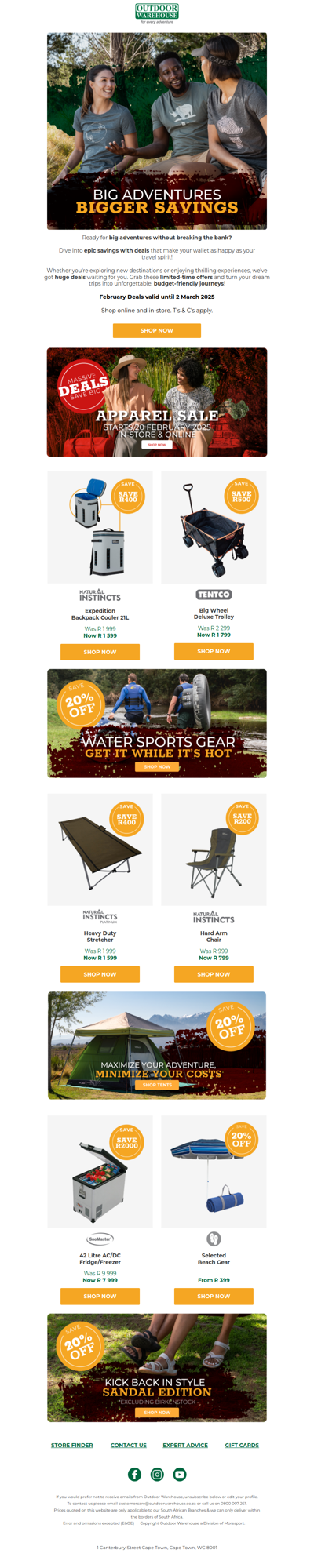 Big Adventures, Bigger Savings | Massive Deals