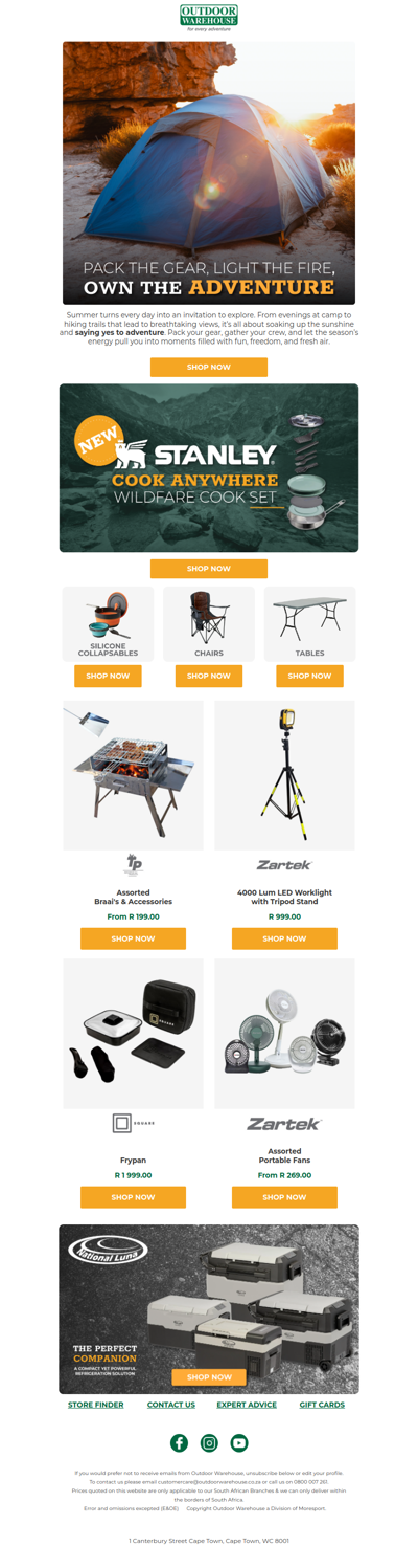 Light The Fire, Own The Adventure | Shop Our Favourite Must-Haves