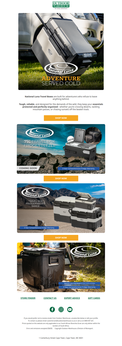 Adventure Served Cold | Shop Our Must-Have National Luna Fridge/Freezers!