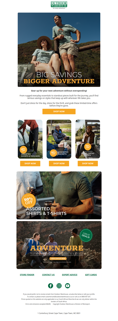 Big Savings, Bigger Adventure | Shop Our Must-Haves!