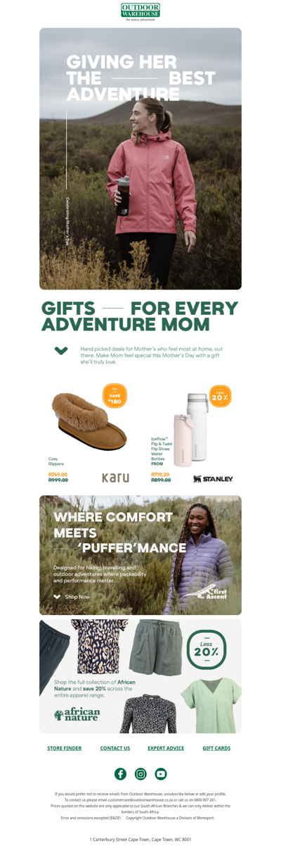 Give Her The Best Adventure - Shop Her Favourites