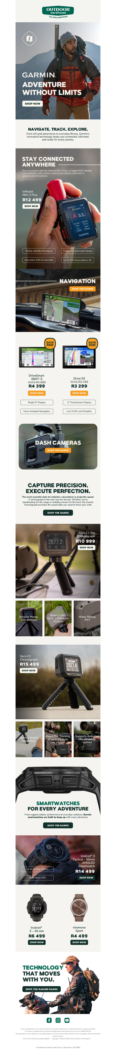 Navigate Every Adventure with Garmin