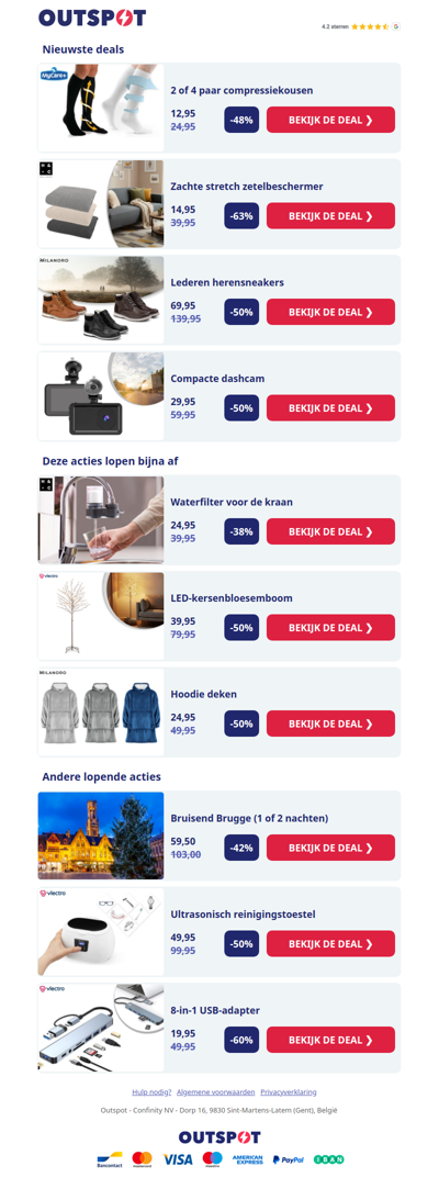 2 of 4 paar compressiekousen