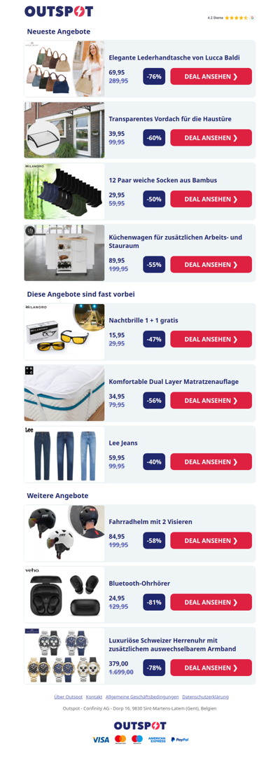 Elegante Lederhandtasche