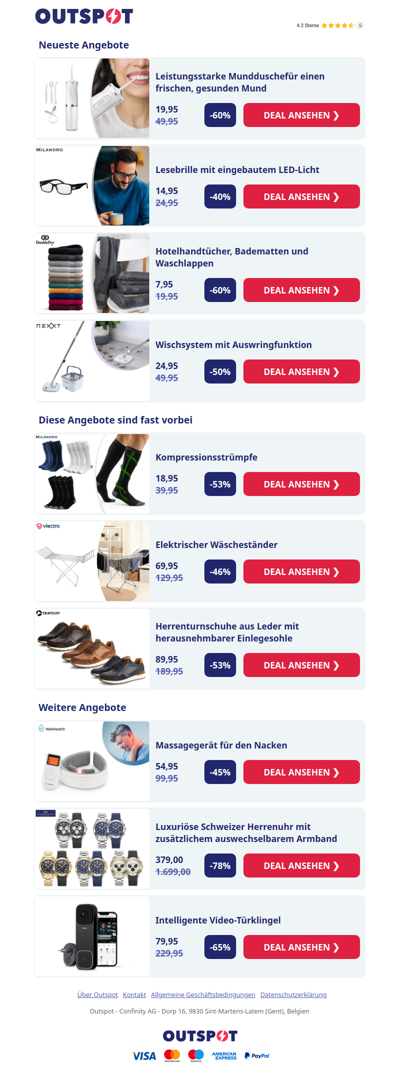 Leistungsstarke Munddusche