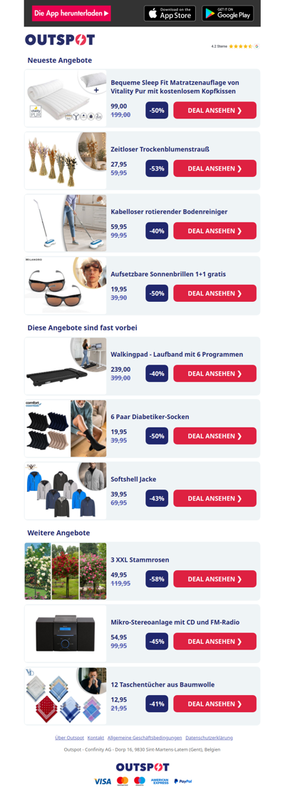 Matratzenauflage mit kostenlosem Kopfkissen