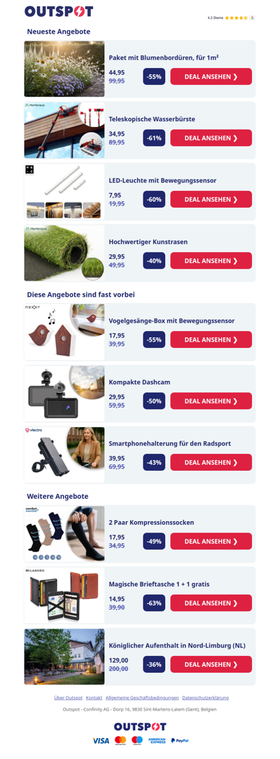 Paket mit Blumenbordüren