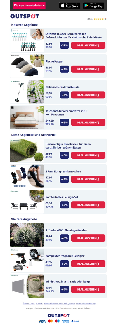 Aufsteckbürsten für elektrische Zahnbürste