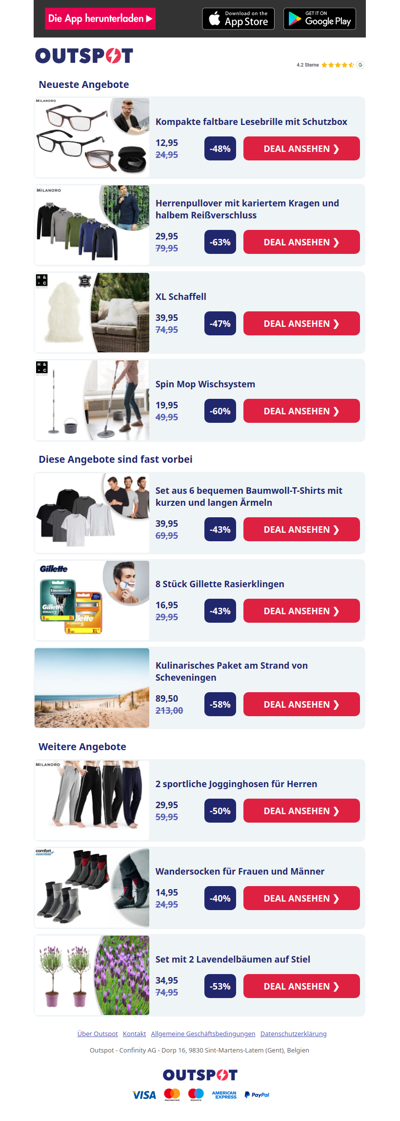 Kompakte faltbare Lesebrille