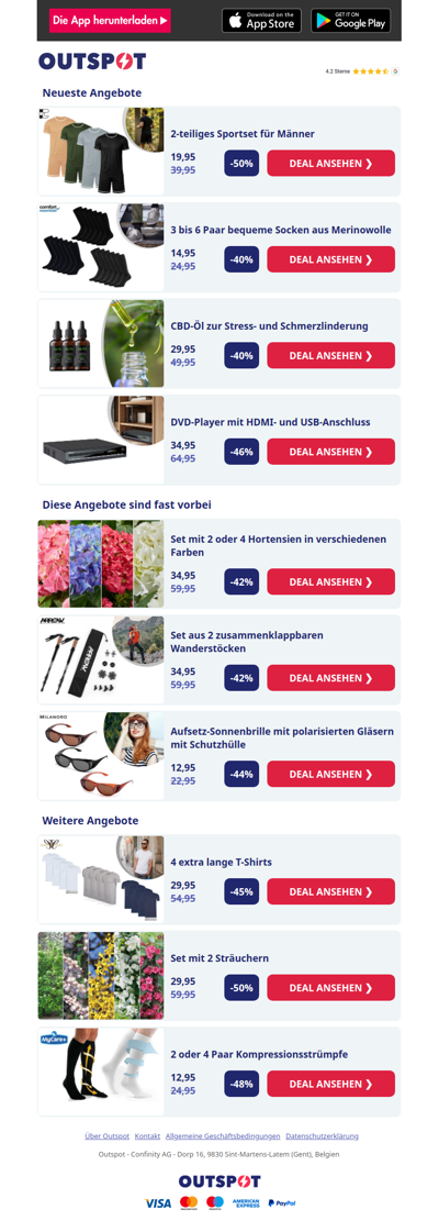 2-teiliges Sportset für Männer