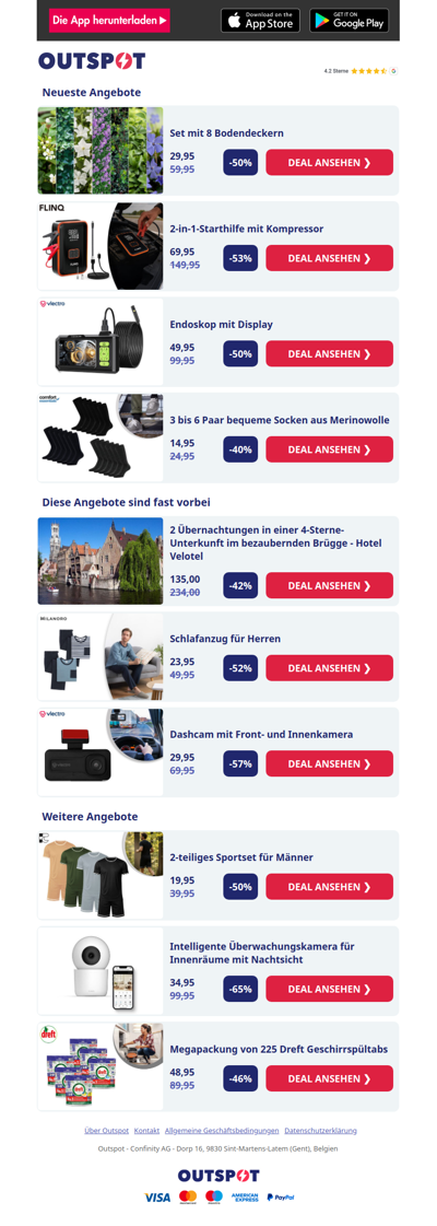 Set mit 8 Bodendeckern