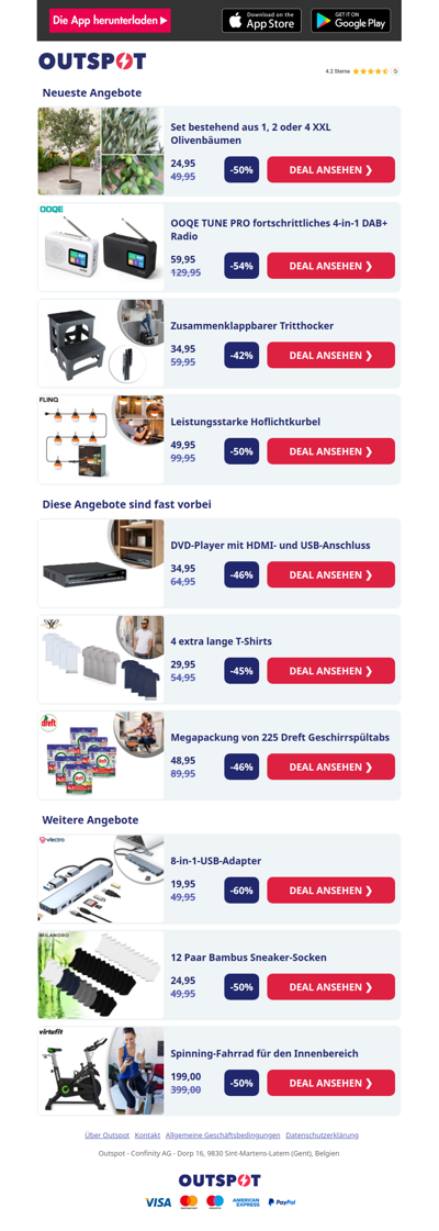 Set mit 1, 2 oder 4 XL Olivenbäumen