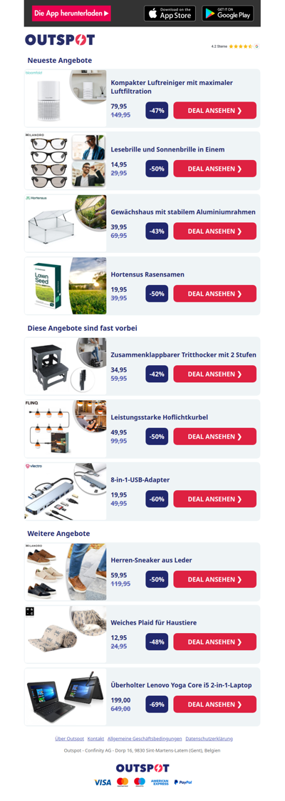 Kompakter Luftreiniger mit maximaler Luftfiltration