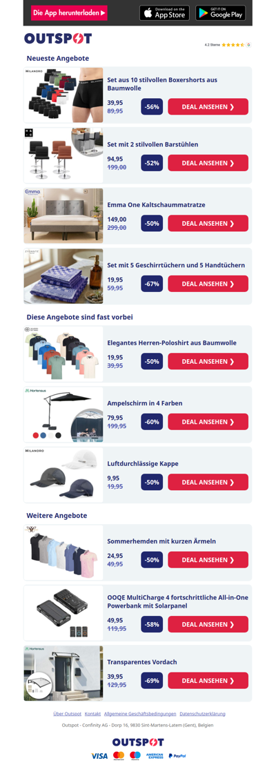 10 Boxershorts aus Baumwolle