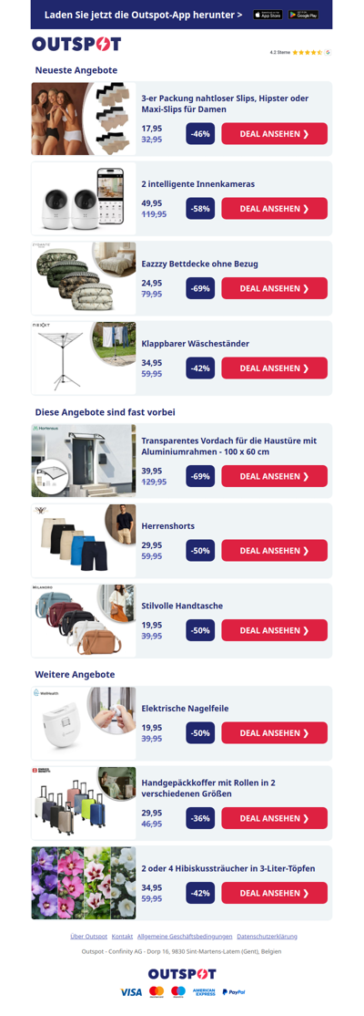 3-er Packung nahtlose Slips, Hipster oder Maxi-Slips