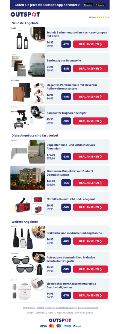 Set mit 2 stimmungsvollen Hurricane-Lampen mit Kerze