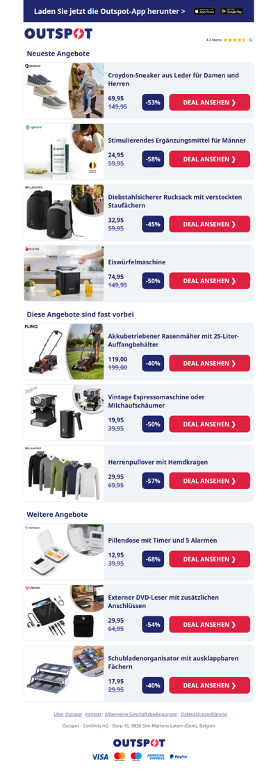 Croydon-Sneaker aus Leder für Damen und Herren