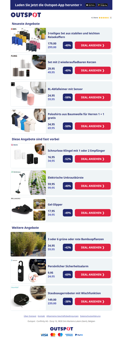 Set aus 3 Reisekoffern