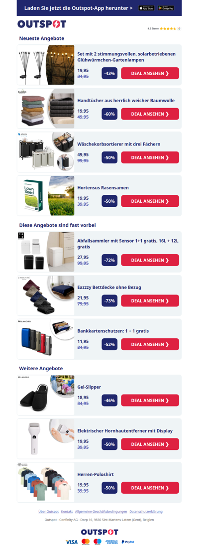 Set mit 2 solarbetriebenen Glühwürmchen-Gartenlampen