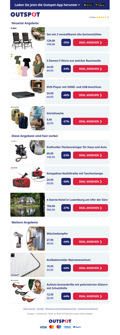 Set mit 2 verstellbaren Gartenstühlen