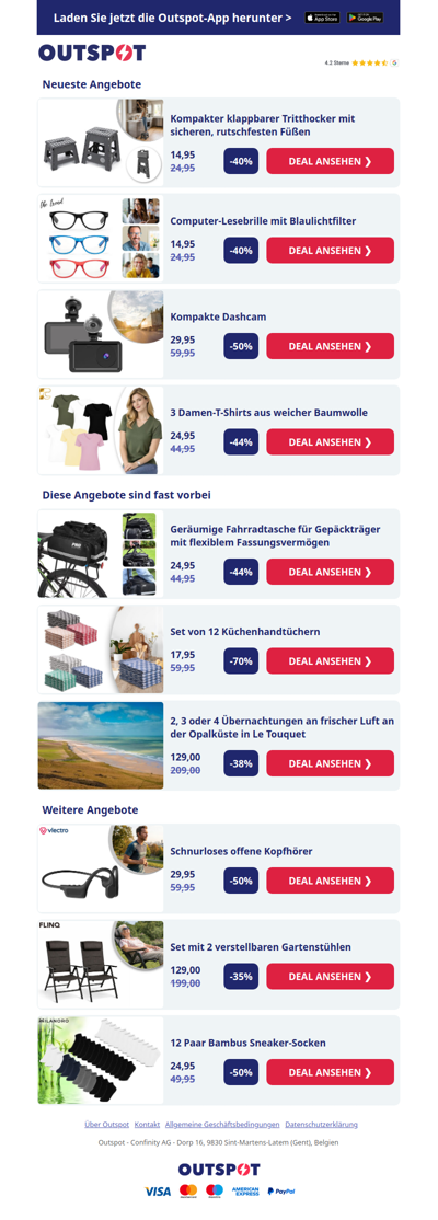 Zusammenklappbarer Tritthocker
