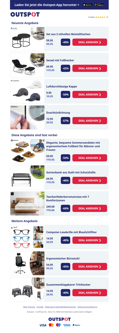 Set aus 2 stilvollen Beistelltischen