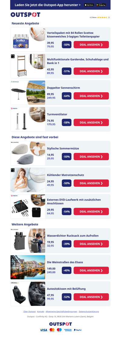 Vorteilspaket mit 84 Rollen Scottex kissenweiches 3-lagiges Toilettenpapier