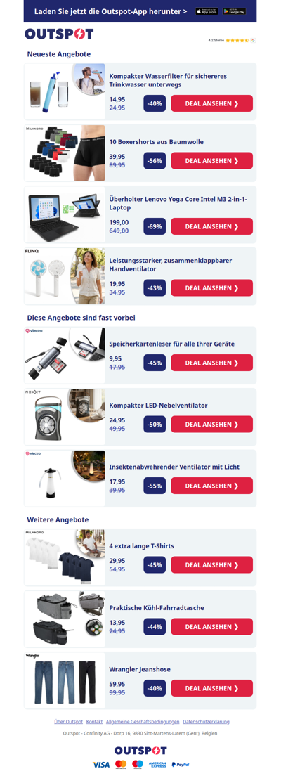 Kompakter Wasserfilter