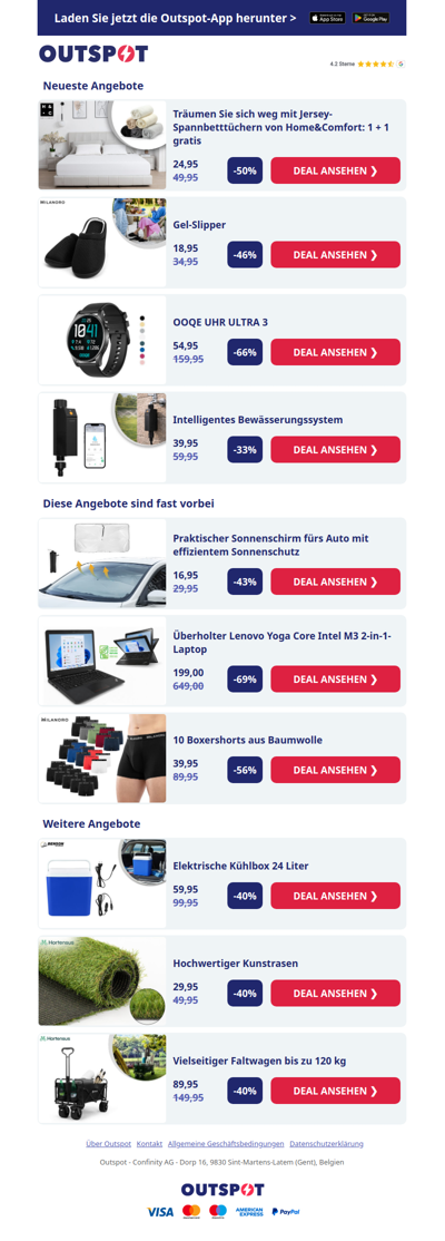 Jersey-Spannbetttücher: 1 + 1 gratis