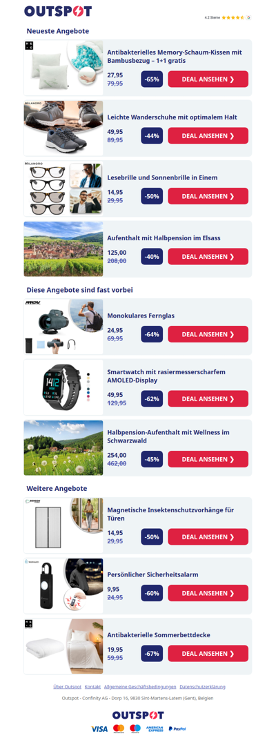 Antibakterielles Memory-Schaum-Kissen mit Bambusbezug – 1+1 gratis