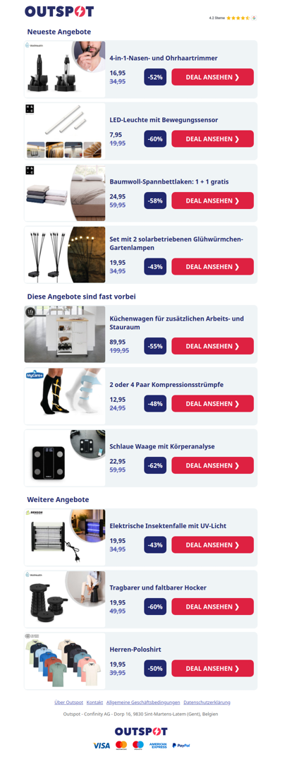 4-in-1-Nasen- und Ohrhaartrimmer