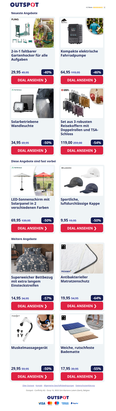 Klappbarer Gartenhocker