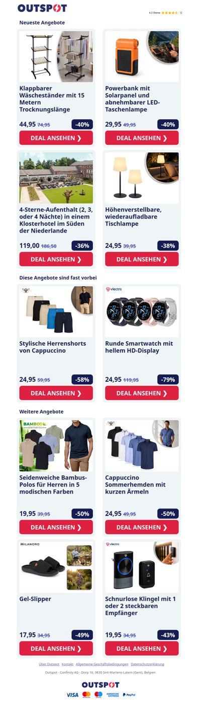 Zusammenklappbarer Wäscheständer