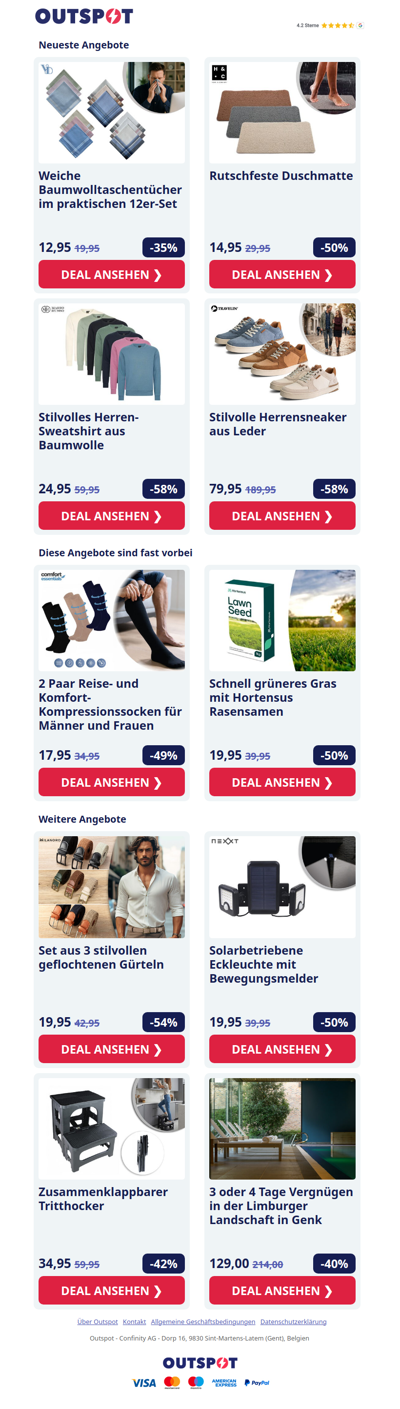 12 Taschentücher aus Baumwolle