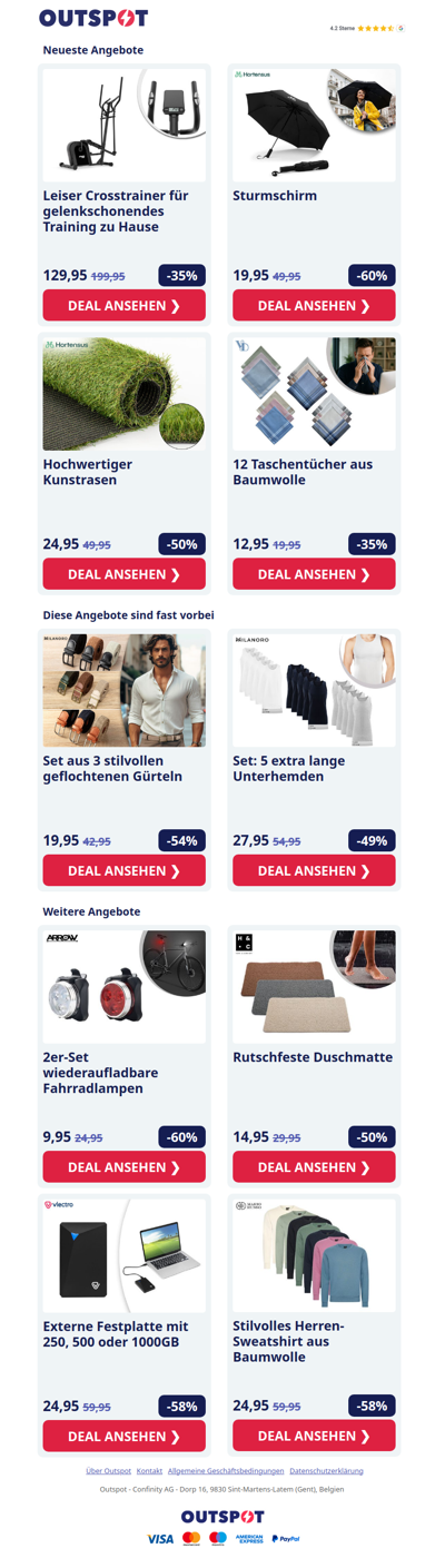 Crosstrainer mit 8 Widerstandsstufen